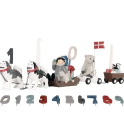 Kids by Friis Fødselsdagstog - 45 cm - Hundeslæde