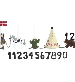 Fødselsdagstoge*Kids by Friis Fødselsdagstog - Indianerpige m. 11 Tal