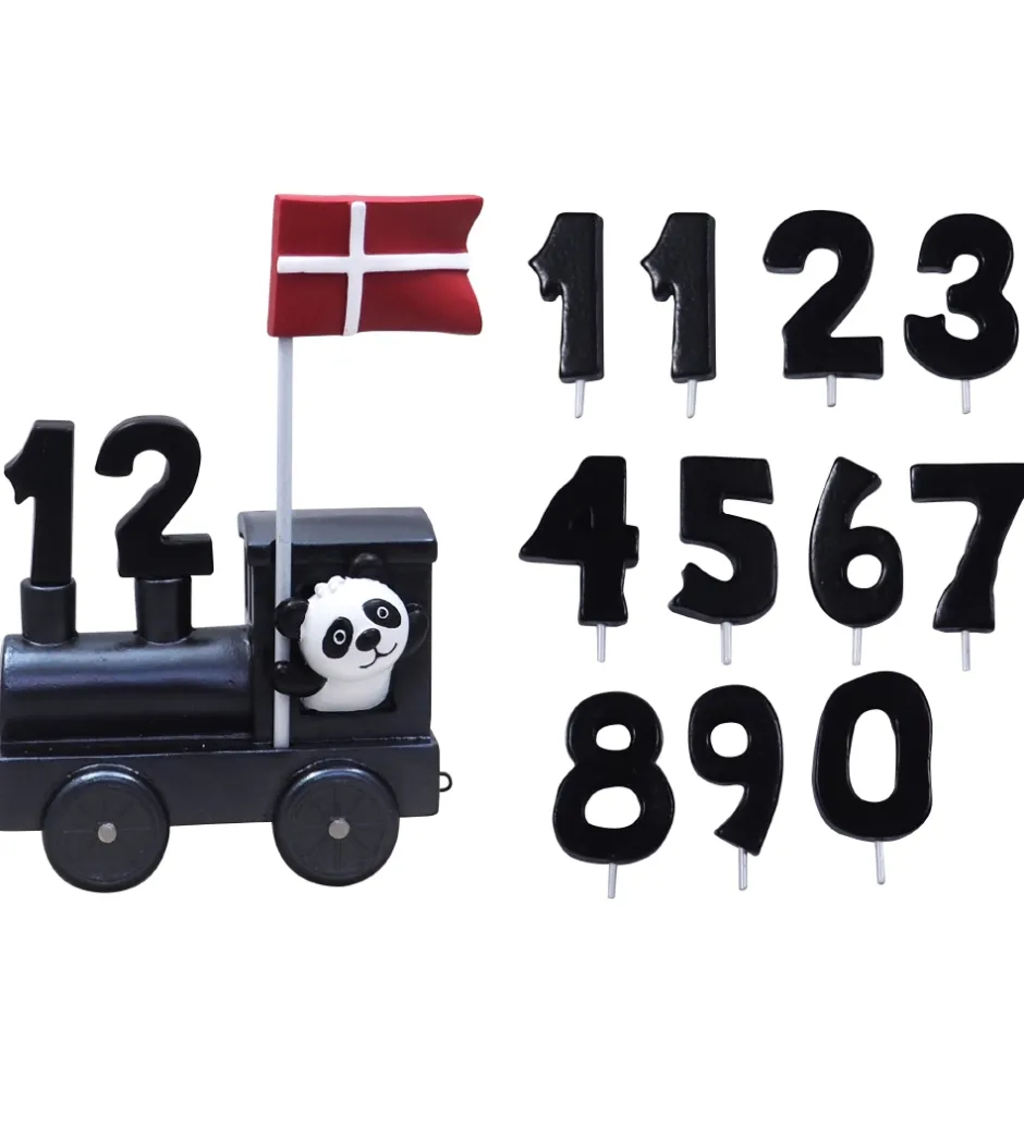 Fødselsdagstoge*Kids by Friis Lokomotiv til Navnetog - Panda
