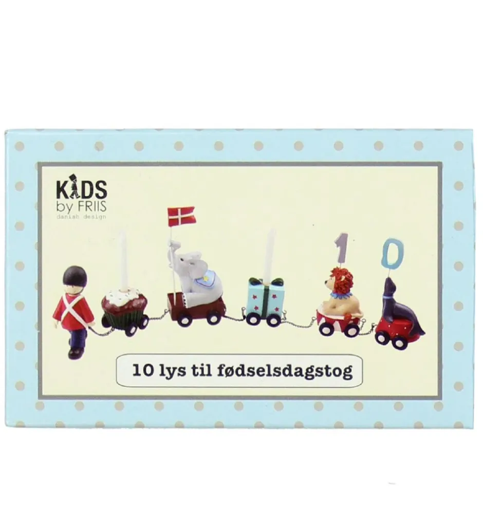 Kids by Friis Lys - 10 stk - 11 cm - Til Fødselsdagstog