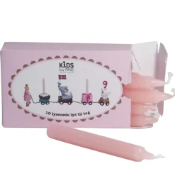 Fødselsdagstoge*Kids by Friis Lys til Fødselsdagstog - 10 stk - Lyserød