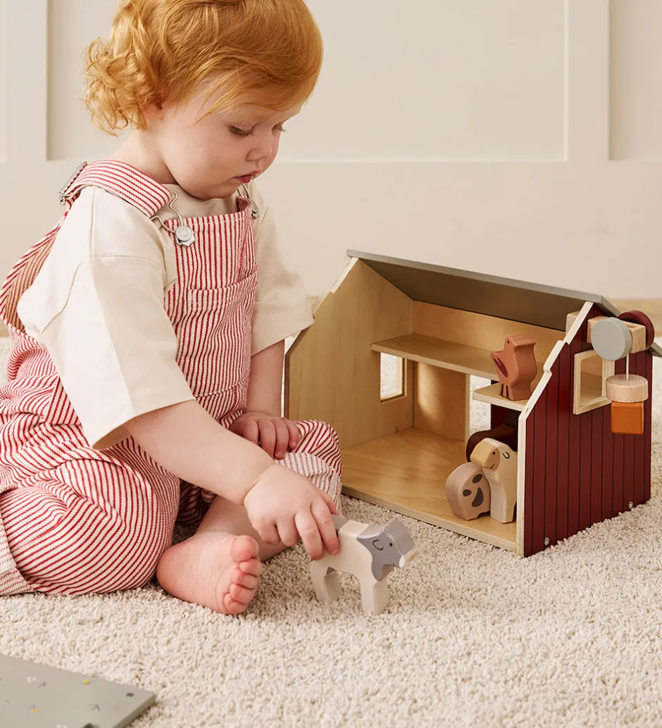 Trælegetøj*Kids Concept Farm Animals Aiden - Træ - Kid's HUB