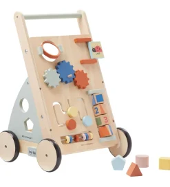 Gåvogne*Kids Concept Gåvogn - Edvin - Træ/Blå