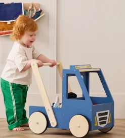 Gåvogne*Kids Concept Gåvogn - Træ - Lastbil - Aiden - Blå