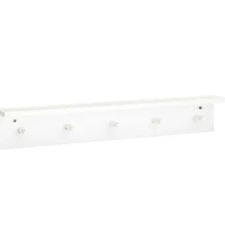 Kids Concept Hylde m. Knager - 60x10 cm - Træ - Hvid