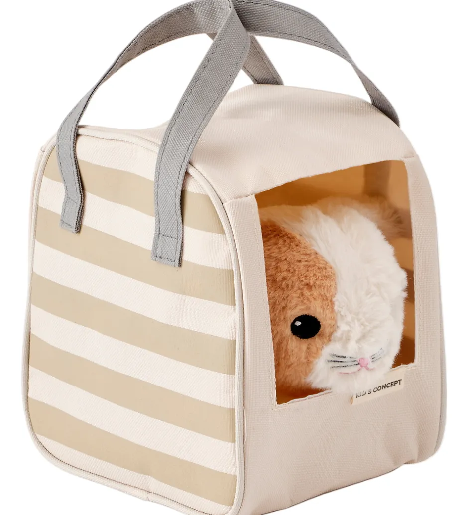 Kids Concept Kat m. Taske - Beige/Hvid