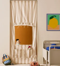 Legetelte|Legetelte*Kids Concept Kiosk-Dør - Stripe Beige