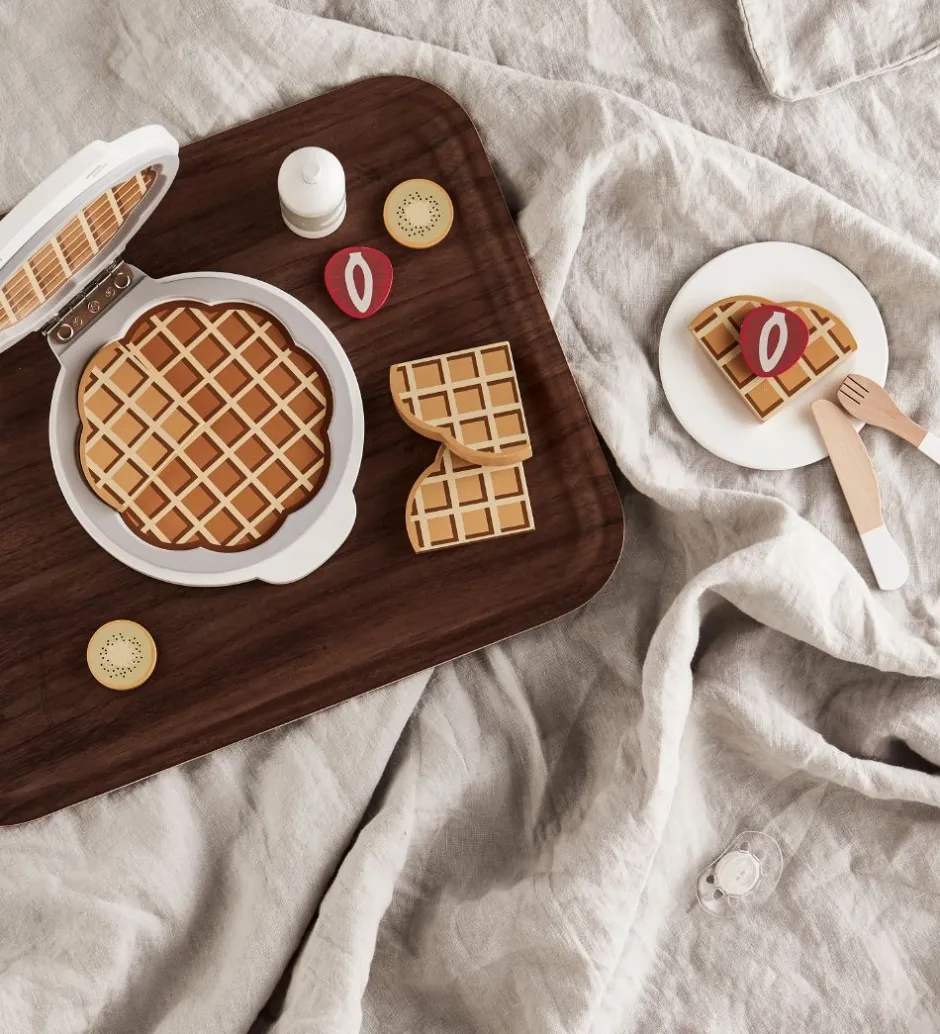 Legekøkken Og Legemøbel*Kids Concept Legemad - Bistro - Vaffeljern m. Tilbehør