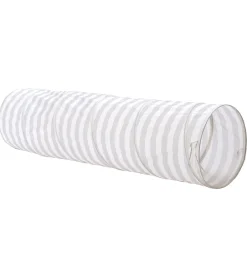 Kids Concept Legetunnel - 180 cm - Grå Striber