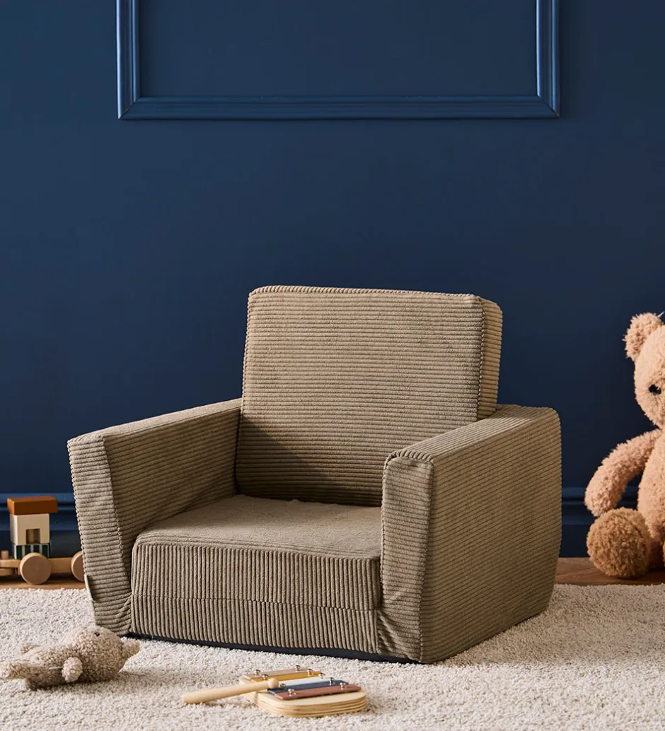 Stole*Kids Concept Lænestol/Legemadras - Foldbar - 42x44x38 cm - Fløjl