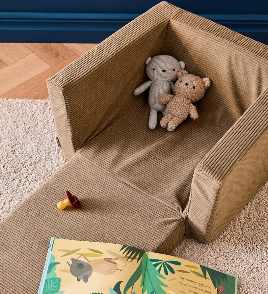 Stole*Kids Concept Lænestol/Legemadras - Foldbar - 42x44x38 cm - Fløjl
