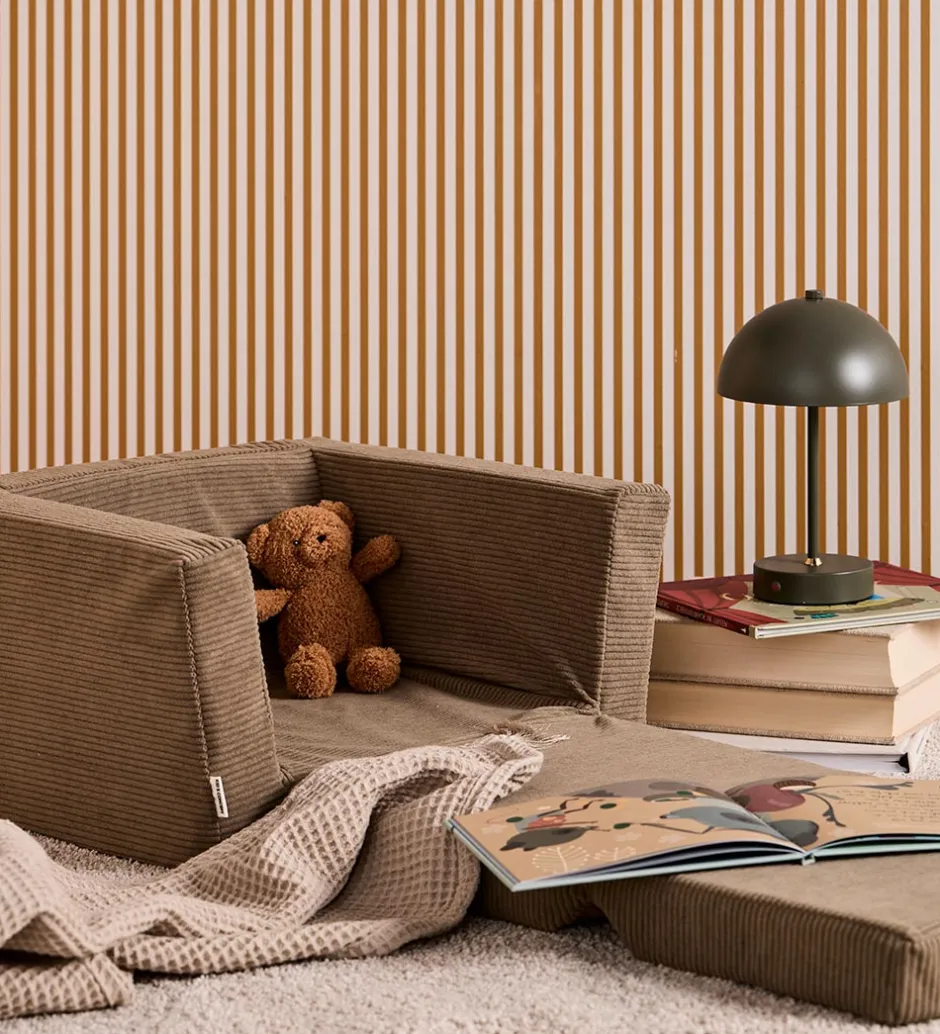 Stole*Kids Concept Lænestol/Legemadras - Foldbar - 42x44x38 cm - Fløjl
