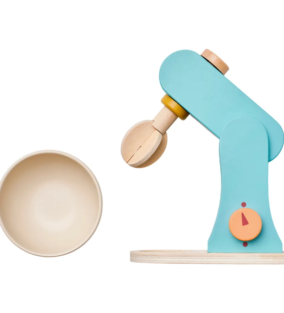Trælegetøj|Rolleleg*Kids Concept Røremaskine - Træ - 17 cm - Blå