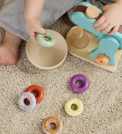 Trælegetøj|Rolleleg*Kids Concept Røremaskine - Træ - 17 cm - Blå
