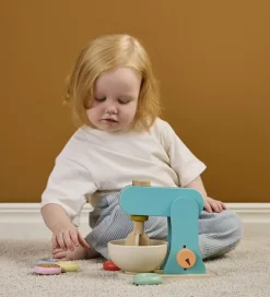 Trælegetøj|Rolleleg*Kids Concept Røremaskine - Træ - 17 cm - Blå