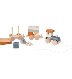 Trælegetøj*Kids Concept Tog m. Klodser - 38 cm - Træ