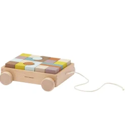 Kids Concept Trækvogn m. Stableklodser - Neo - Multi