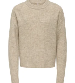 Børn Kids Only Bluse - Strik - KogCamilla - Stone/ Melange