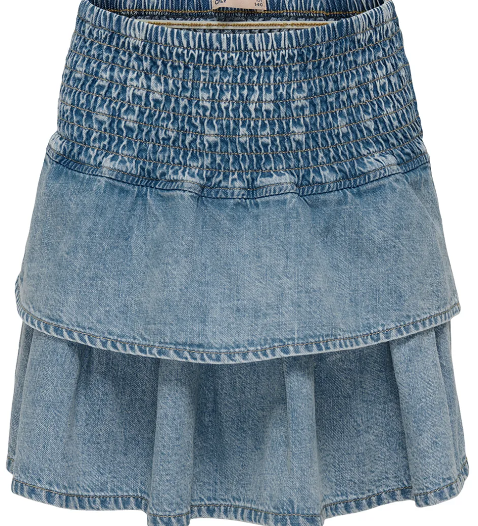 Nederdele*Kids Only Denimnederdel - KogPaula - Light Blue Denim