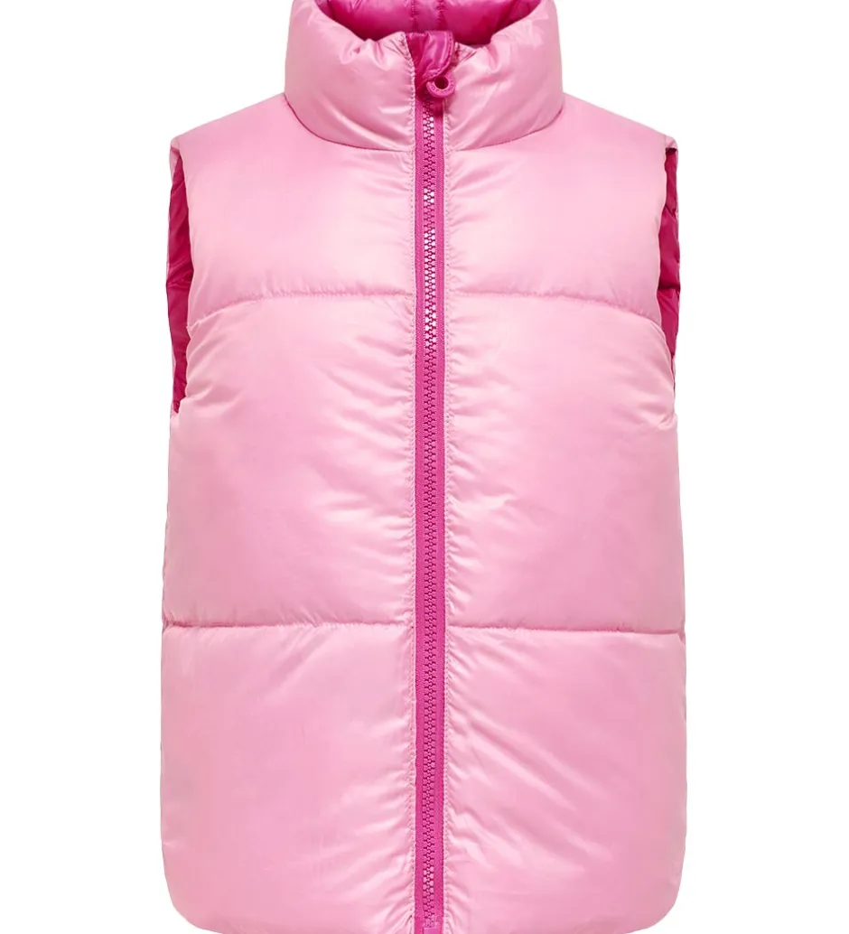 Børn Kids Only Dynevest - Vendbar - KogNewRicky - Raspberry Rose/Bego
