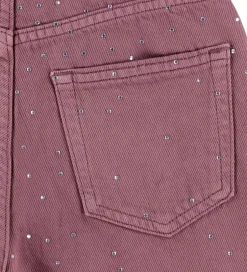 Børn Kids Only Jeans - KogCobain - Rose Brown/Rhinestones