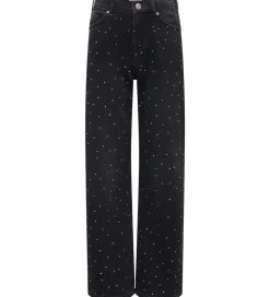 Bukser Og Jeans|Pigetøj*Kids Only Jeans - KogCobain - Rhinestone - Washed Black