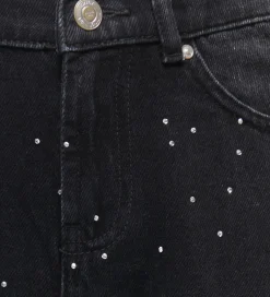 Bukser Og Jeans|Pigetøj*Kids Only Jeans - KogCobain - Rhinestone - Washed Black