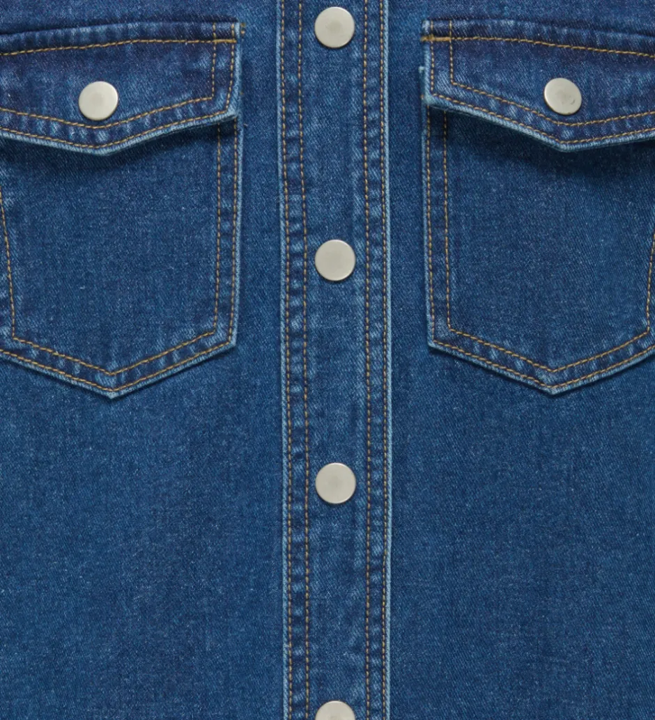 Kjoler|Juletøj*Kids Only Kjole - KogBelle - Medium blue Denim