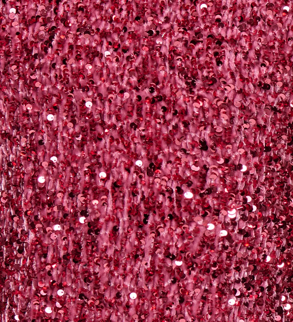 Kjoler*Kids Only Kjole - KogConfidence - Rose Wine m. Palietter