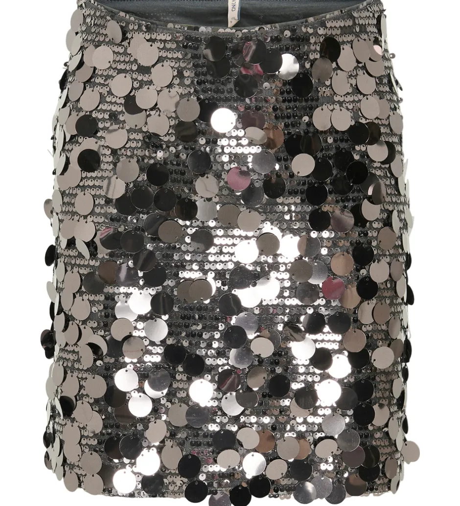 Børn Kids Only Nederdel - KogJadel - Asphalt/Asphalt Sequins