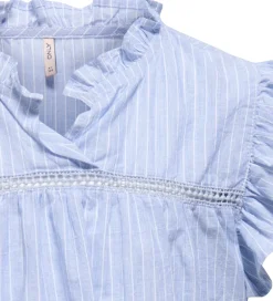 Børn Kids Only Top - KogDaimi - Cashmere Blue/White