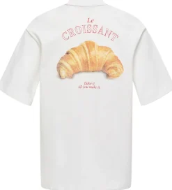 Børn Kids Only T-shirt - KogBabette - Cloud Dancer/Croissant