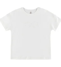 T-Shirts*Kids Only T-shirt - KogKate - Pearl - Cloud Dancer/Bow