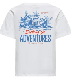 Børn Kids Only T-Shirt - KogVivienne - Cloud Dancer/Adventures