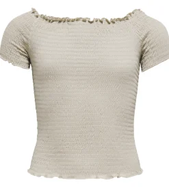 Børn Kids Only T-shirt - Smock - KogBoa - Pumice Stone