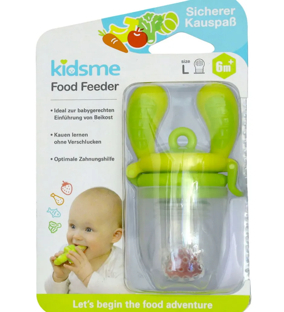 Spisetid*KidsMe Food Feeder - Large - Lime
