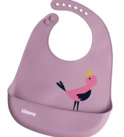 Hagesmække*KidsMe Hagesmæk - Easy Clean Bib - Plum