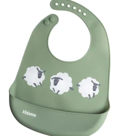 Hagesmække*KidsMe Hagesmæk - Easy Clean Bib - Grøn