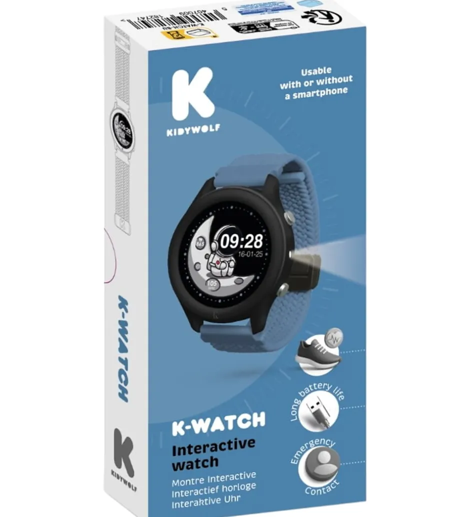 Ure*Kidywolf Armbåndsur - K-watch - Smartwatch - Blå