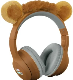 Høretelefoner*Kidywolf Høretelefoner - Bluetooth - Lion