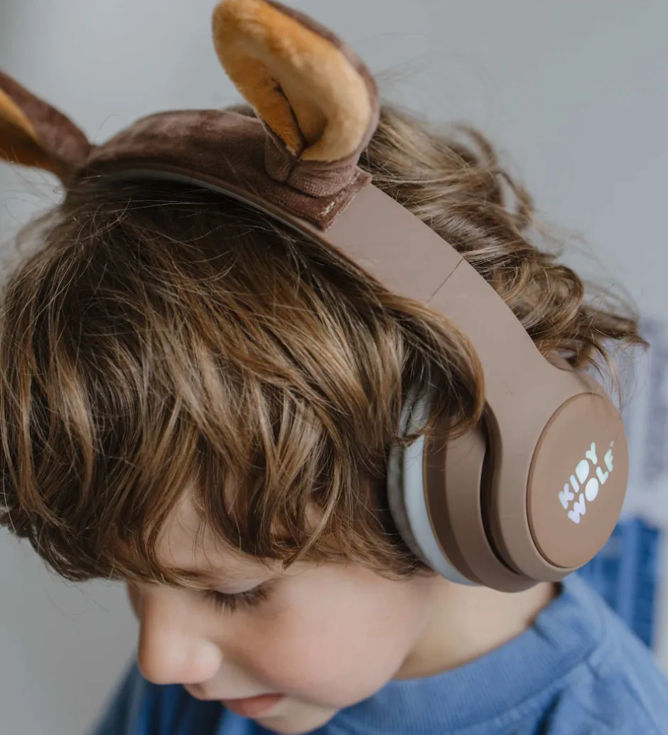 Høretelefoner*Kidywolf Høretelefoner - Bluetooth - Bear