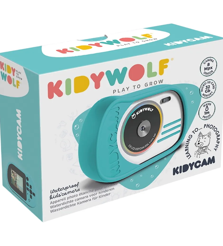 Børn Kidywolf Kamera - Kidycam - Turkis