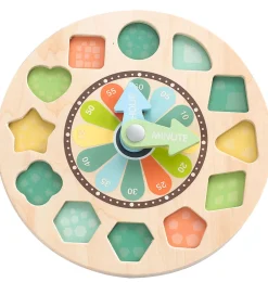 Trælegetøj*Kinder and Kids Legetøj - Træur - Sorting Clock