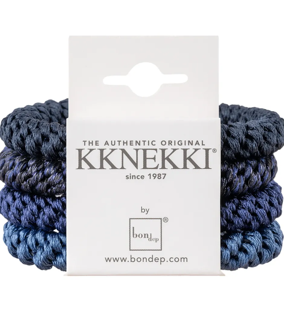 Hårpynt|Hårelastikker*Kknekki Hårelastikker - 4-pak - Blue