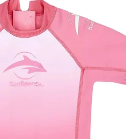 Badetøj*Konfidence Badeheldragt - UV50+ - E-Flex - Breton Pink