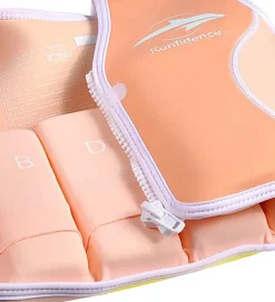 Svømmeveste*Konfidence Svømmevest - UV50+ - Rose/Gul