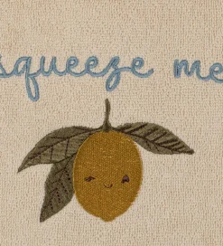 Børn Konges Sløjd Badekåbe m. Broderi - Terry - Lemon