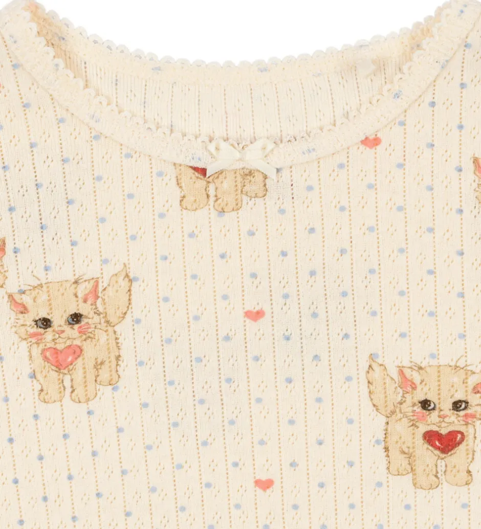 Børn Konges Sløjd Bluse - Minnie - Miao Amore m. Hulmønster