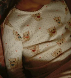 Børn Konges Sløjd Bluse - Minnie - Miao Amore m. Hulmønster