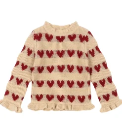 Børn Konges Sløjd Bluse - Uld - Strik - Laula - Heart